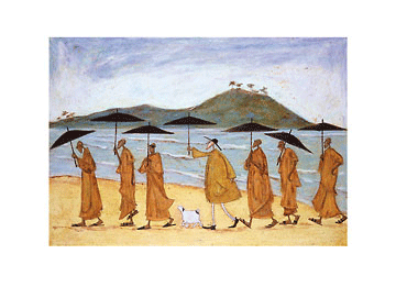 שבע המטריות של ההארהמטריות ציור נוף קרישנה