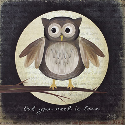 Owl-You-Need-Is-Loveציפור