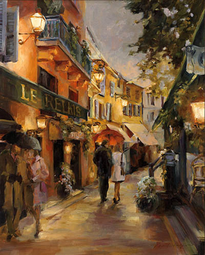 ערב בפריז-Evening-in-Paris-by-Marilyn-Hageman פריז