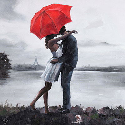 נשיקה בגשםkissing-in-the-rain
