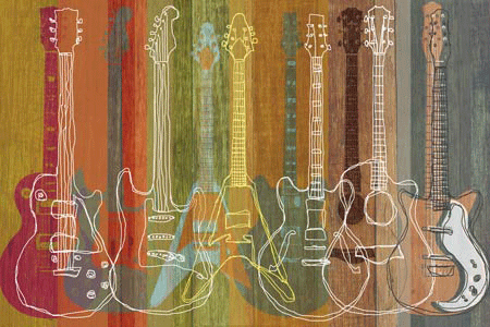 מורשת גיטרותגיטרות צבעוניות חשמליות גיטרה חשמלית אקוסטית צבעים