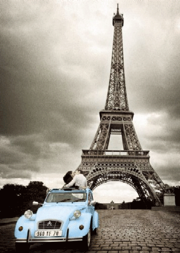 paris eifel רומנטיקה 