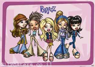 Bratz  בובות בראץדיסני אנימציה סרטים מצויריםילדות בת בנות