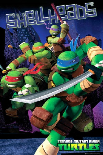 צבי הנינגה  -  Teenage Mutant  Ninja Turtles  אנימציה