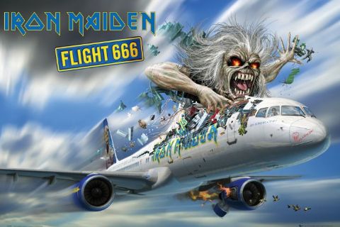 iron maiden רוק כבד flight 666 ,הבי מטאל