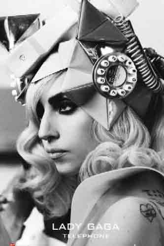  Lady Gaga זמרת הופעה פופ סטאר כוכבת  star טלפון