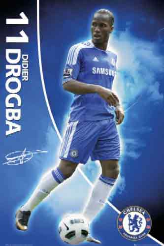 דרוגבה דידייה  Drogba Chelseaחלוץ צ'לסי כדורגל