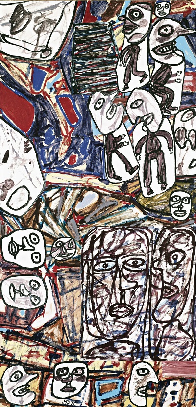 ז'אן דובופה - מסיבת גן  Jean Dubuffet - GARDEN PARTY