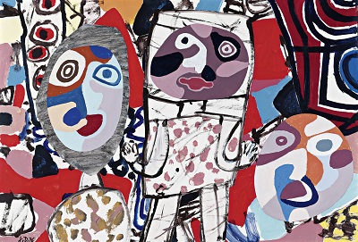  ז'אן דובופה - אי-הבנה  Jean Dubuffet - LE MALENTENDU