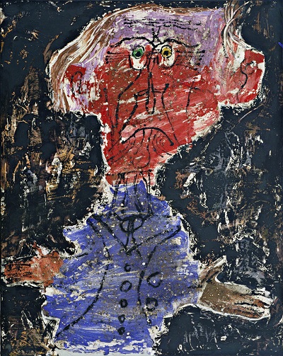 ז'אן דובופה - הקוסם האנדיאני  Jean Dubuffet - La autaud, Redskin-Sorcererז'אן דובופה - הקוסם האנדיאני  Jean Dubuffet - La autaud, Redskin-Sorcerer