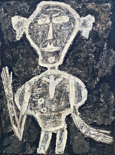 ז'אן דובופה - דיוקן של אנרי מישו   Jean Dubuffet - Portrait of Henri Michauxז'אן דובופה - דיוקן של אנרי מישו   Jean Dubuffet - Portrait of Henri Michaux