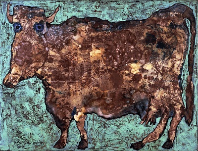  ז'אן דובופה - הפרה עם האף העדין  Jean Dubuffet - The Cow with the Subtile Nose ז'אן דובופה - הפרה עם האף העדין  Jean Dubuffet - The Cow with the Subtile Nose