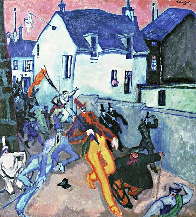 Lyonel Feininger - Uprising-Lyonel Feininger - Uprising