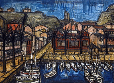 -Bernard Buffet - MARSEILLE, LE VALLON DES AUFFES-Bernard Buffet - MARSEILLE, LE VALLON DES AUFFES