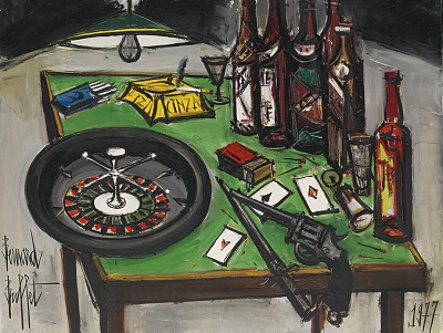 Bernard Buffet  - LE JEU DE ROULETTEBernard Buffet  - LE JEU DE ROULETTE