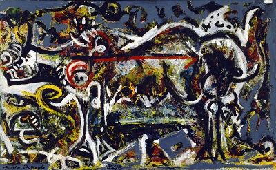 גקסון פולוק תמונות ציורים של Jackson Pollock - The She-Wolf