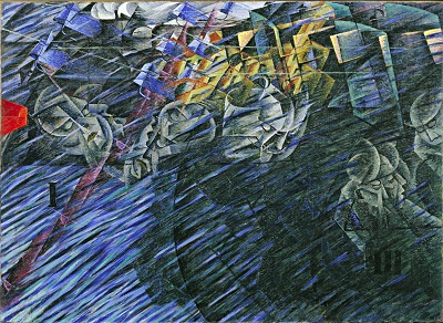 Umberto Boccioni - States of Mind II Those Who Go