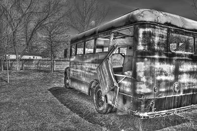  school bus  אוטובוס ישן school bus