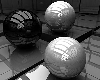 כדורים   GP-BW-1397_three-shiny-balls-3d 