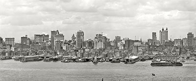 ניו יורק   New York City_1943_time_sqere_smoke