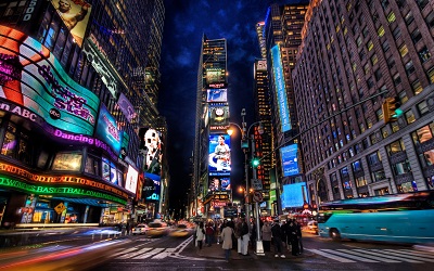 ניו יורק   New York Times  Square At  Nightניו יורק   New York Times  Square At  Night