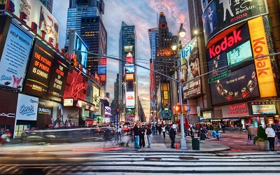 ניו יורק  New York Times  Square