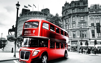 אוטובוס אדום לונדון  Red London Busאוטובוס אדום לונדון  Red London Bus