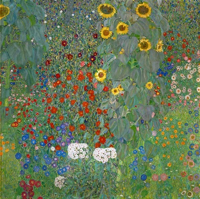 גוסטב קלימט - Garden With SunflowersGarden With Sunflowers