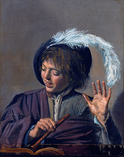  Frans Hals - Singing Boy with Fluteמוסיקה מוזיקה