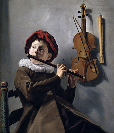  Judith Leyster - Boy playing the Fluteמוסיקה מוזיקה