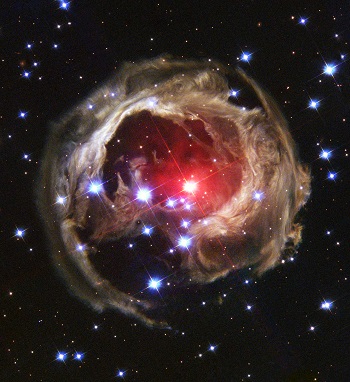 Light Echo Illuminates Dust Around Supergiant Star V838 MonocerotisLight Echo Illuminates Dust Around Supergiant Star V838 Monocerotis