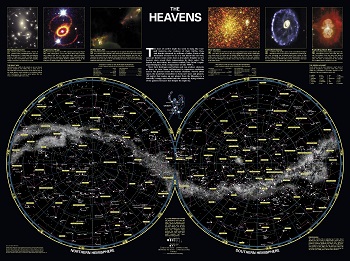 מפת השמים Star  map  of  the  heavens