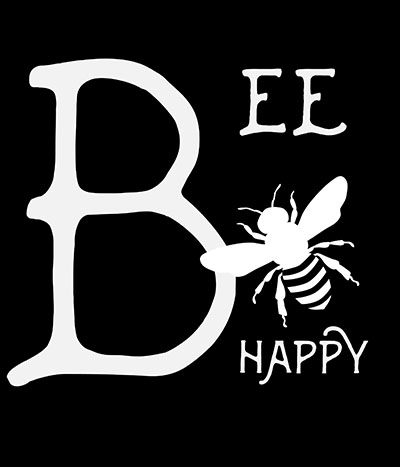 Bee-Happy  - תמונה על קנבס,מוכנה לתליה.   Bee-Happy    