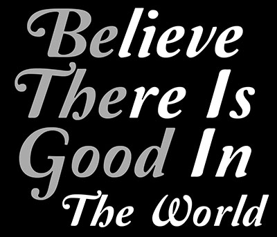 Be-The-Good  - תמונה על קנבס,מוכנה לתליה.  _Inspiration-Be-The-Good