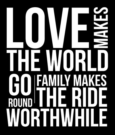 Love-World-Round- תמונה על קנבס,מוכנה לתליה._Inspiration-Love-World-Round