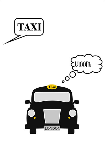 מונית  taxi