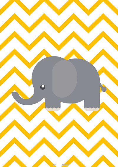 פיל - elefante   - תמונה על קנבס,מוכנה לתליה.poster-duplo-elefante    פיל 