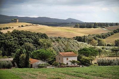  טוסקנה    tuscany hills landscape