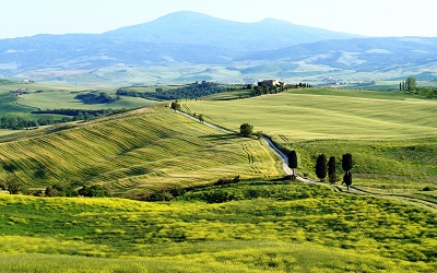 נוף כפרי תמונות של שדות צילומים _terrapille-tuscany-italy