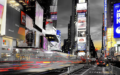 ניו יורק   ניו יורק   New York City    GP_BWCOLOR_1026_times-square