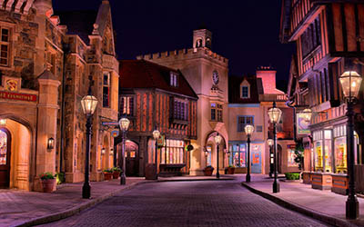 ערב - פנסים ערב - פנסים _houses-beautiful-night-lanterns-colorful-peaceful-town