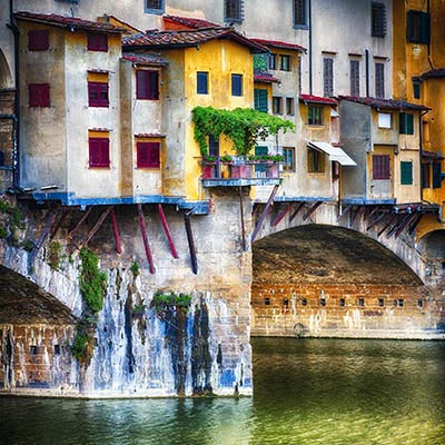    גשר   פירנצה -   Bridge House, Ponte Vecchio, Florence