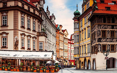 פראג street-in-pragueפראג street-in-prague