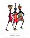 שאן קלי - בדרך לשוקמודרני אתני קומי נאיבי בנות צבעוני אדום ושחור
