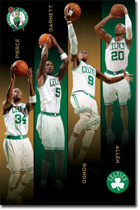 בוסטון סלטיקס-קבוצהקולאז' שחקנים  NBA בוסטון כדורסל