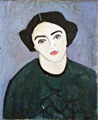 Andr? Derain - Madame Derain in Green-Andr? Derain - Madame Derain in Green