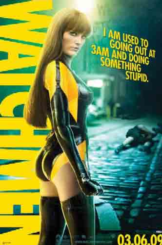 Watchmen מתח אלימות הרפתקאות סרט בנים בחורה סקסית