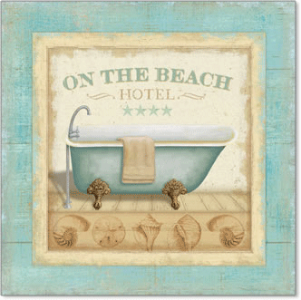 מלון על חוף הים 1אמבטיה ספא חדר רחצה תכלת 