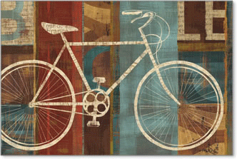 אופניים צבעים הדפס