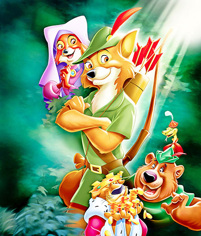 רובין הוד -  דיסני   Disney    אנימציה   walt-disney-posters- robin hood